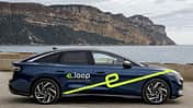 Volkswagen ID.7 mit e.loop-Branding als Beispiel für das Mobilitätsangebot von VGRD Fleet.